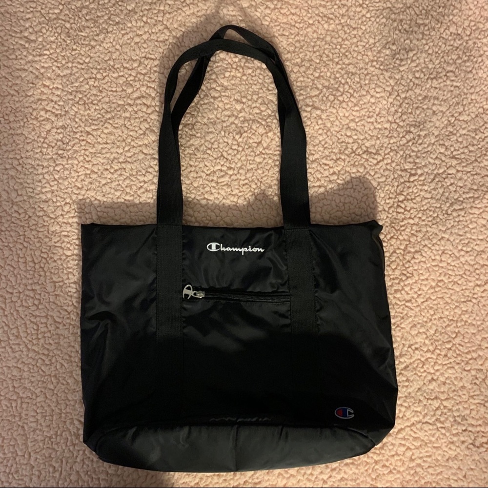 Black Champion Tote